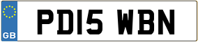 Truck License Plate